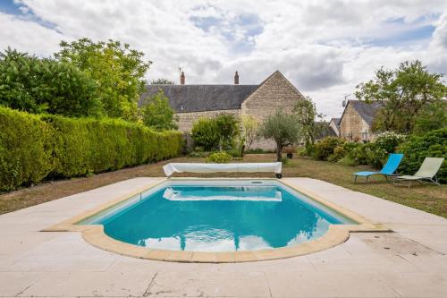 Maison Meslaie - Maison pour 10 avec piscine Beaumont-en-Véron france