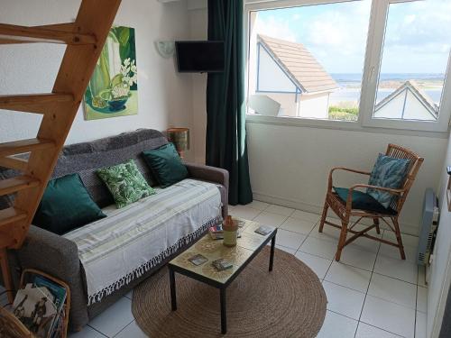 Maisonnette VUE MER PANORAMIQUE Trestel plage 4 personnes Trévou-Tréguignec france