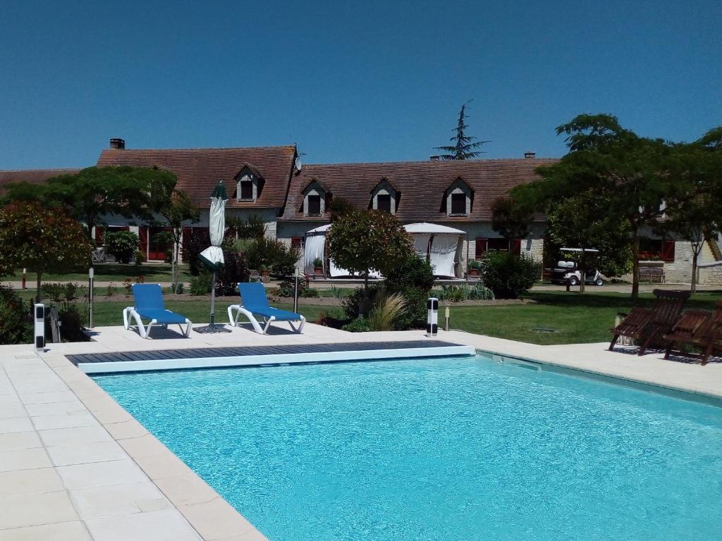 Maisons de vacances Camping Au Clos de Beaulieu Lieu dit Beaulieu 37240 Bossée