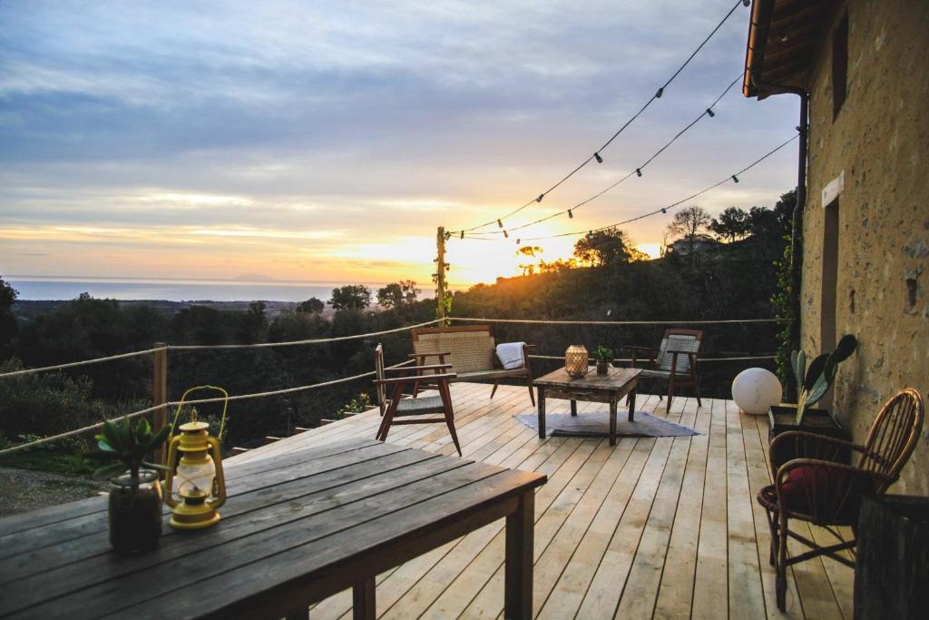 Maisons de vacances Eco Gîte avec vue sur mer Carbonaccio 20230 Chiatra