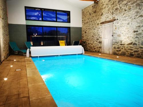 L'Escale du Bocage Piscine couverte chauffée