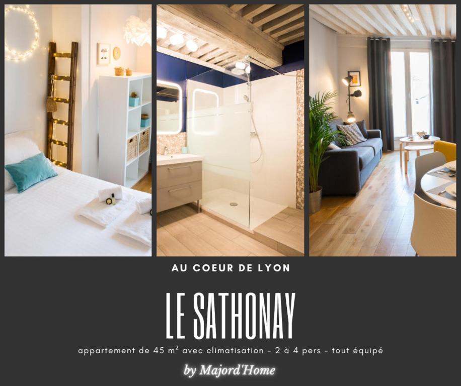 Appartement Majord'Home - Le Sathonay - Loft Terrasse - Lyon Centre 14 Rue Sergent Blandan Ancienne Voie du Rhin, 69001 Lyon