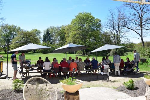 Maison de vacances Manoir gite 34 à 45 personnes 30 minutes zoo beauval, chambord, center parc Le Grand Liot Langon