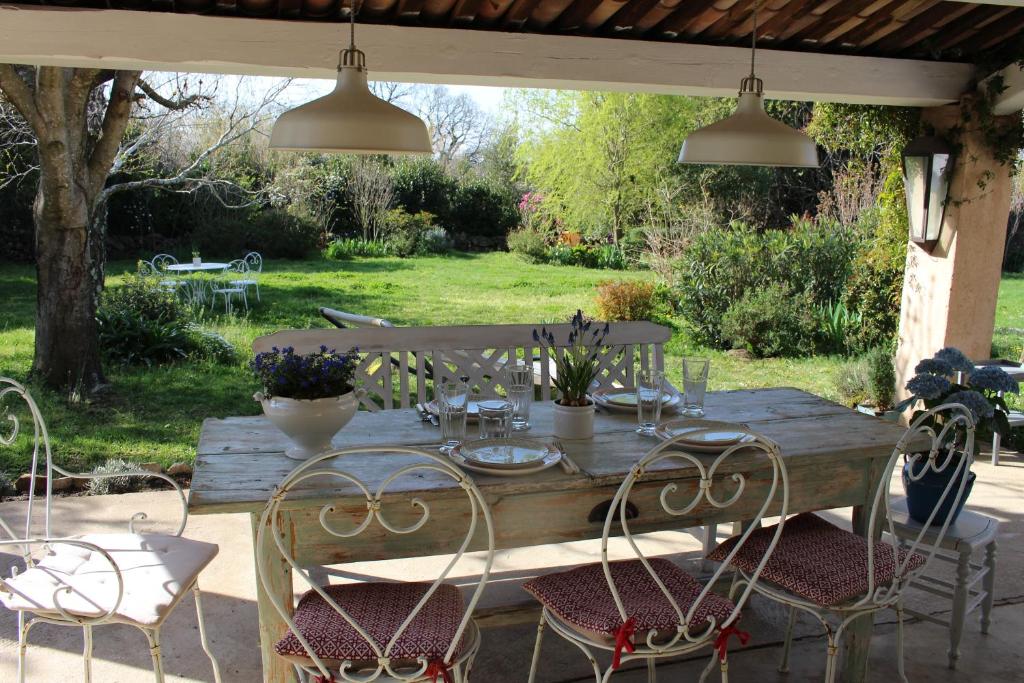 Villa Mas Les Romarins, 10 min d'Uzès, grand jardin, nid de repos et base pour activités dans le Gard, max 8 adultes et 4 enfants Route de Fontarèches, 30580 La Bruguière