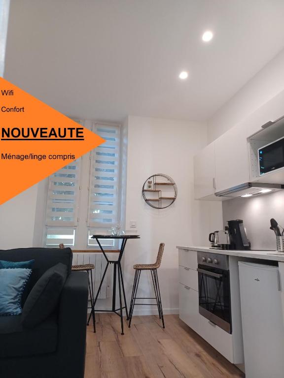 Appartement Mazamet : superbe studio refait à neuf (ménage et linge compris) 1 Boulevard Raymond d'Hautpoul, 81200 Mazamet