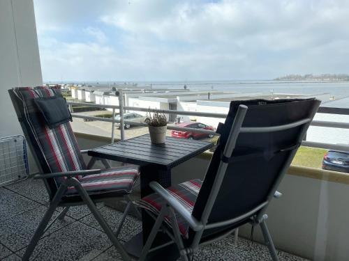 Meerblick-Apartment Meerzeit Südstrand 34m² 2 Pers. 1.OG BK MB WLAN Fehmarn allemagne