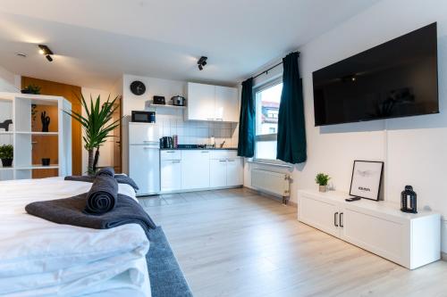 Appartement Mercedes I Stuttgart I Kitchen I Home Office I Netflix 5 Steinmäuerleweg Böblingen