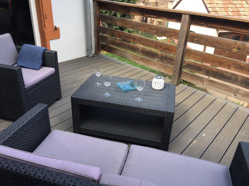 Appartement Meublé tout confort, avec terrasse 9 Impasse du Ruisseau, 67110 Niederbronn-les-Bains
