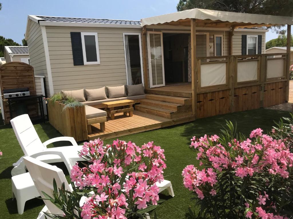 Maison de vacances MOBIL HOME camping le Mar Estang bord de plage Rue des Flamants Roses, 66140 Canet-en-Roussillon