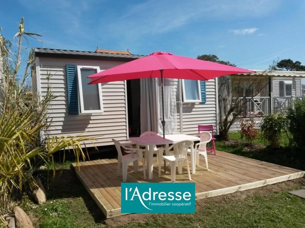 Maison de vacances Mobil-Home Les Moutiers-en-Retz, 3 pièces, 4 personnes - FR-1-612-30 53, Route de La Bernerie, 44760 La Sennetière