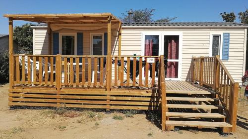 Mobile Home 4 people with air conditioning and heating 2 bedrooms Port-la-Nouvelle france