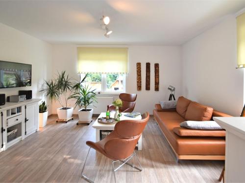 Modern apartment in the middle of the Thuringian Forest with use of garden and sauna Schönbrunn allemagne