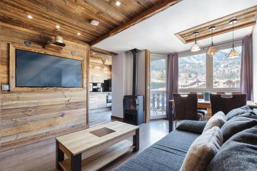 Modern Apartment Next to Ski lift Prarion Les Houches france