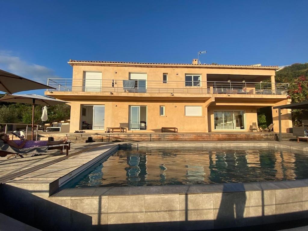 Villa Modern house with private pool and stunning view 800m from beach. A Capella No 3 Sagone, 20118 Sagone