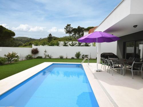 Modern villa with private swimming pool near Nazar Famalicão portugal