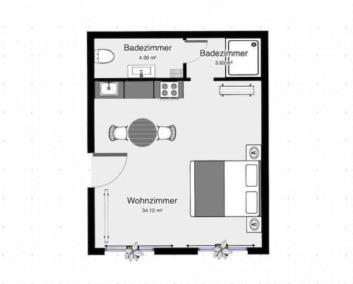 Appartement Modernes Studio im Herzen Pirnas 12 Obere Burgstraße Pirna