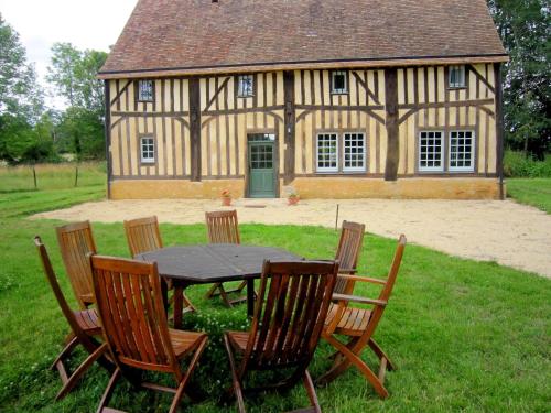 Modernised detached half timbered house on the estate of a 16th century castle Saint-Aignan france