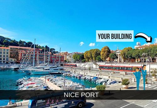 Appartement Nestor&Jeeves - LE POINTU - Port area - Close Old Town Place Ile de Beauté, 1 Nice