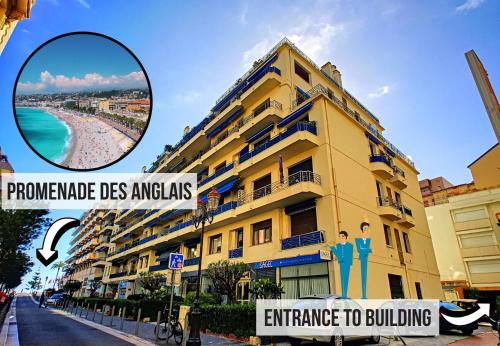 Appartement Nestor&Jeeves - LIDO BEACH - Central - Very close sea - Pedestrian zone Rue Massenet 11 Nice