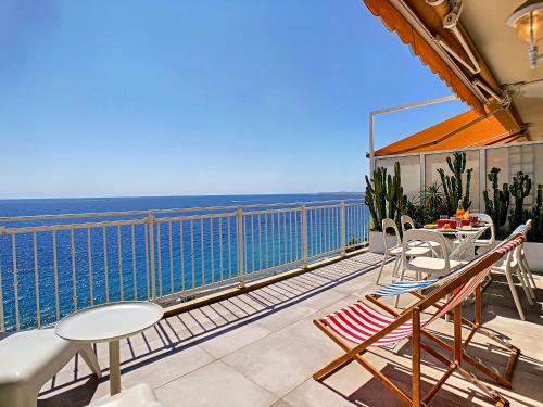 Nestor&Jeeves - PARADISE PROMENADE - Terrace 20m with sea view - Top floor Nice france