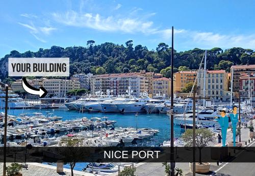 Appartement Nestor&Jeeves - PORT LYMPIA - Port area - Close Old Town quai de la Douane, 2 Nice