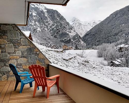 New 3 beds, terrace, superb views, pool & sauna Champagny-en-Vanoise france