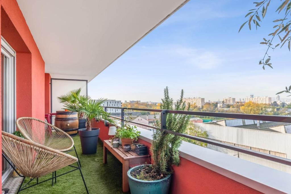 Appartement Nice flat with exceptional view at Lyon doors - Welkeys 63 rue de Verdun, 69100 Villeurbanne