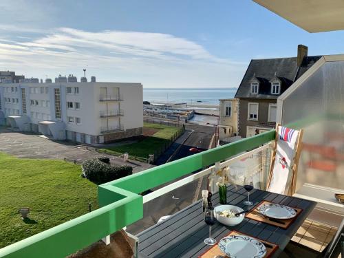 Ninou Cap Sud, terrasse vue mer, appt lumineux 66m2 Wimereux france