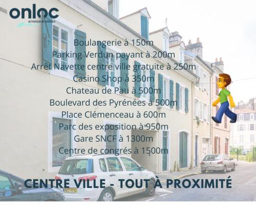 Appartement ONLOC - St Exupéry -Magnifique appart au calme avec chambre - parking 37 Rue Antoine de Saint-Exupéry Pau