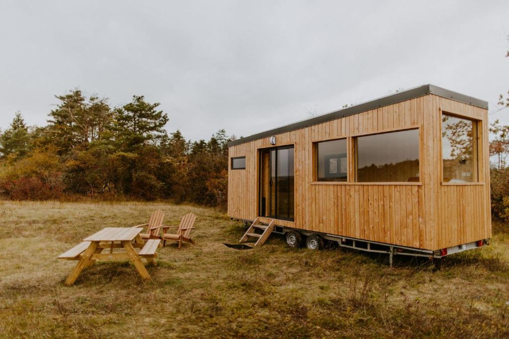 Maison de vacances Parcel Tiny House Champagne 138 Rue du Général de Gaulle, 10340 Les Riceys