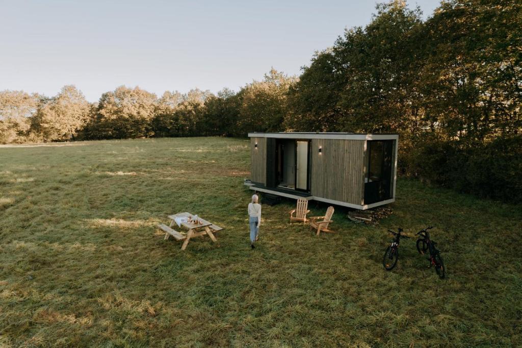 Maison de vacances Parcel Tiny House I Ferme de Beaulieu Ferme de Beaulieu, 72320 Vibraye