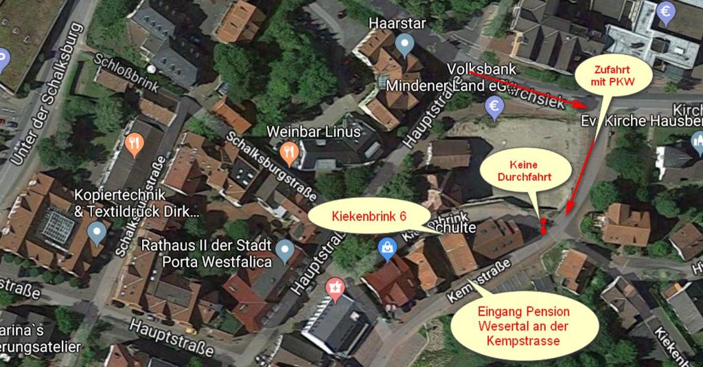 Maison d'hôtes Pension Wesertal Kiekenbrink 6, 32457 Porta Westfalica