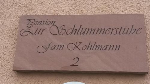 Pension Zur Schlummerstube Guntersblum allemagne