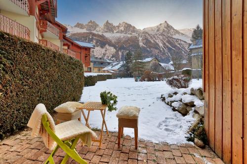 Petite Jardin: Residence Via des Traz B Chamonix-Mont-Blanc france