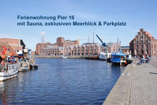 Pier 16 mit Sauna & Meerblick - exklusiv - ABC346 Wismar allemagne