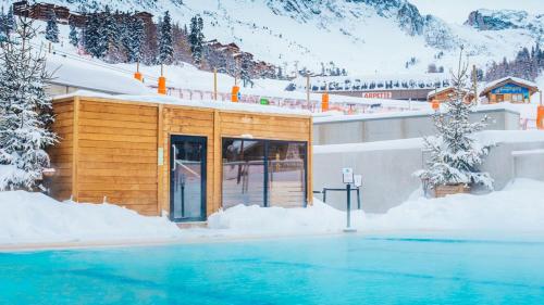 Appartement PLAGNE BELLECOTE - 5 Pers - Vue Pistes - Acces Piscine chauffee Route de la Plagne Plagne Bellecôte