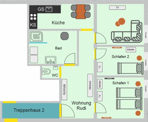 Provizial Ferienwohnung Rudi Wadgassen allemagne