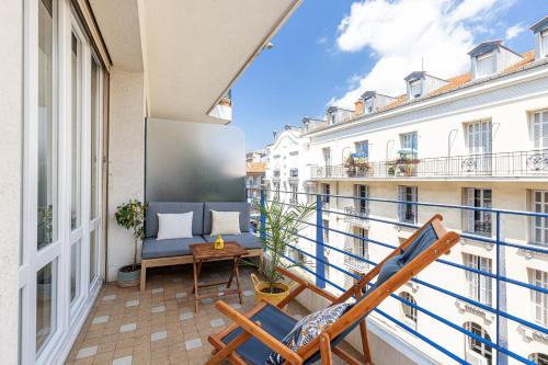 Appartement Quiet 1 Bdr Downtown Terrace AC & Parking Alfred Mortier, 15 Nice