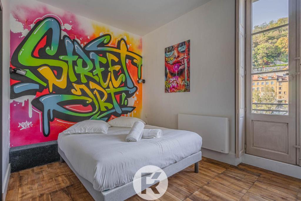 Appartement R'Apparts Studio Street Art 11 Quai Stéphane Jay, 38000 Grenoble