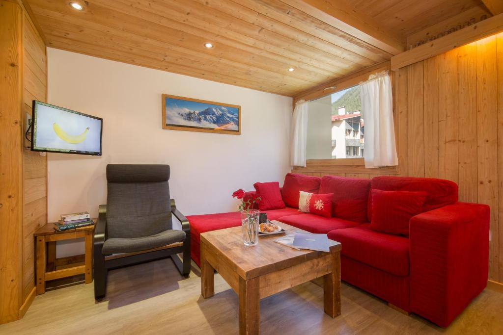 Appartement Résidence Grand Roc - Ancolies 218 - Happy Rentals Chemin sous la Grand, 74400 Chamonix-Mont-Blanc