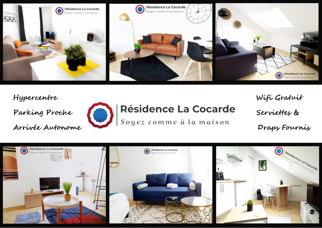 Appartements Résidence La Cocarde, Suites type Appartements 4 Cour de la Cocarde, 18000 Bourges
