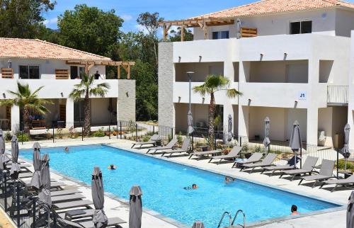 Residence Marina di Bravone - apt 6 personnes (5 adultes max.) 1er etage N151 Linguizzetta france