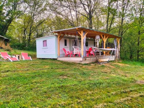 restyled bohemian mobil home la vie en rose Montcléra france