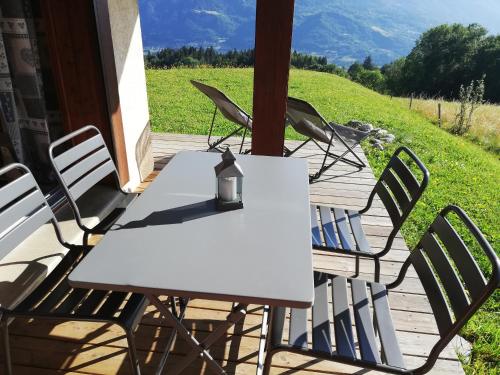 Appartement Rez de chaussée très calme vue Mont-Blanc 684 Route du Bouchet Combloux