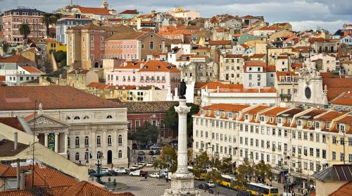 Rossio Sunny City View Lisbonne portugal