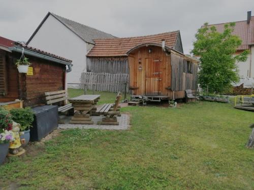 Schäferwagen auf dem Ferienhof Stark Kelheimwinzer allemagne