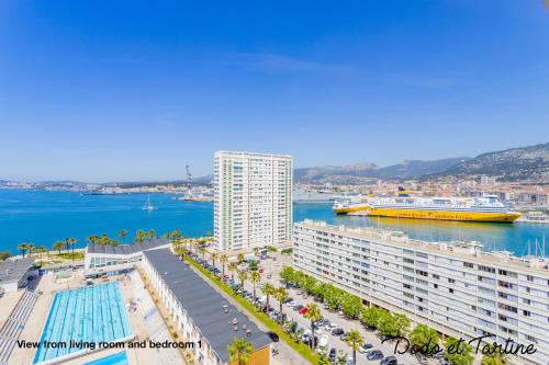 Appartement Sea view 3 bedroom with AC and parking - Dodo et Tartine 127 Avenue du Port de Plaisance, La Corvette B Toulon