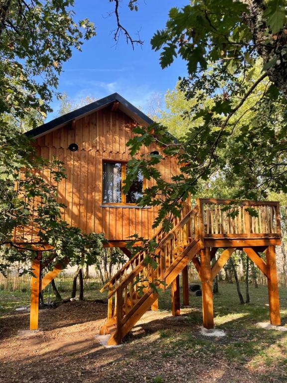 Séjour à la campagne La cabane de Popille les truffières 24240 Ribagnac