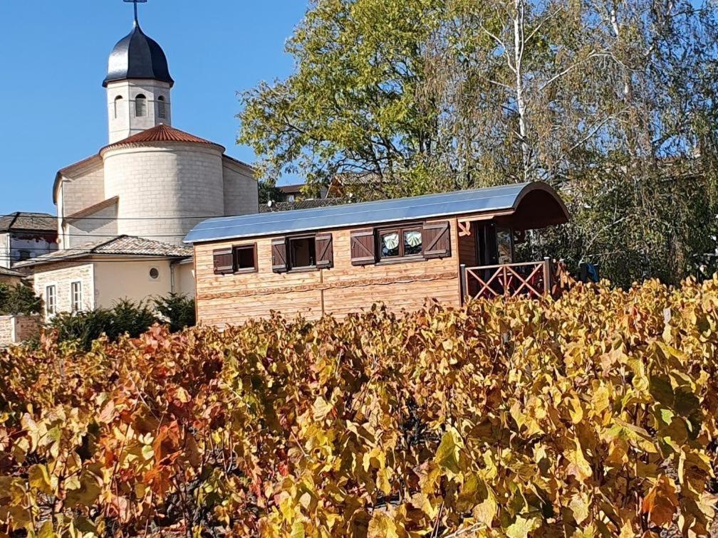 Séjour à la campagne La roulotte de Chiroubles Domaine Christophe Savoye 69115 Chiroubles