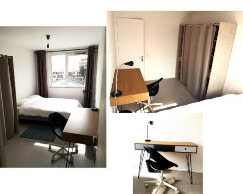 Chambre calme proche gare